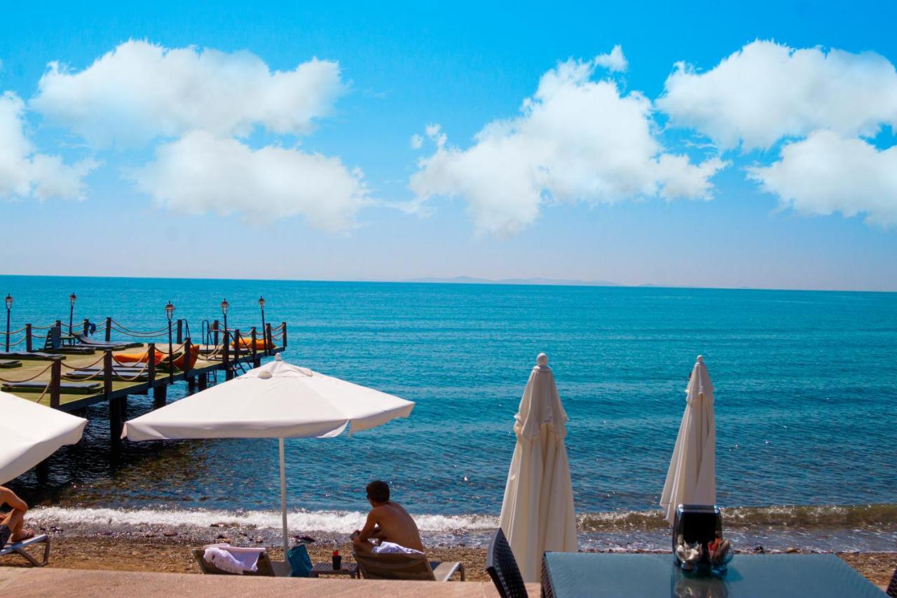 Kayalar Blue Beach Hotel Sazlı Exteriör bild