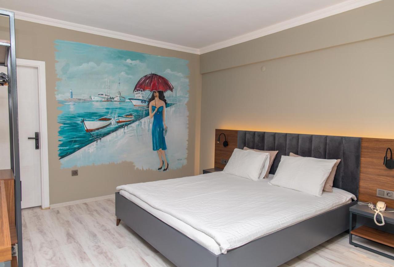 Kayalar Blue Beach Hotel Sazlı Exteriör bild