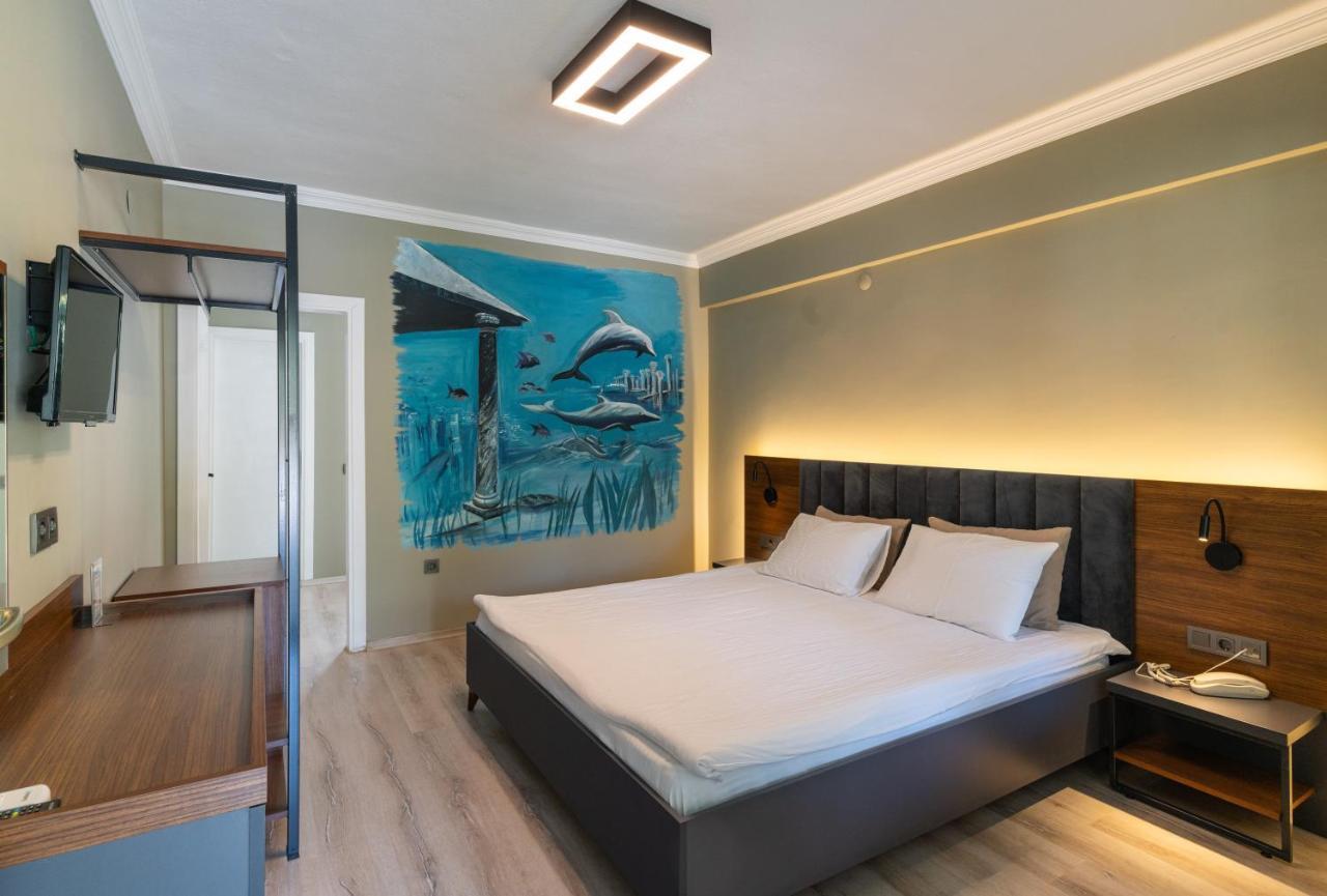 Kayalar Blue Beach Hotel Sazlı Exteriör bild